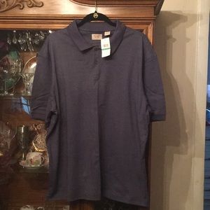 NWT. Men’s blue polo-styled shirt